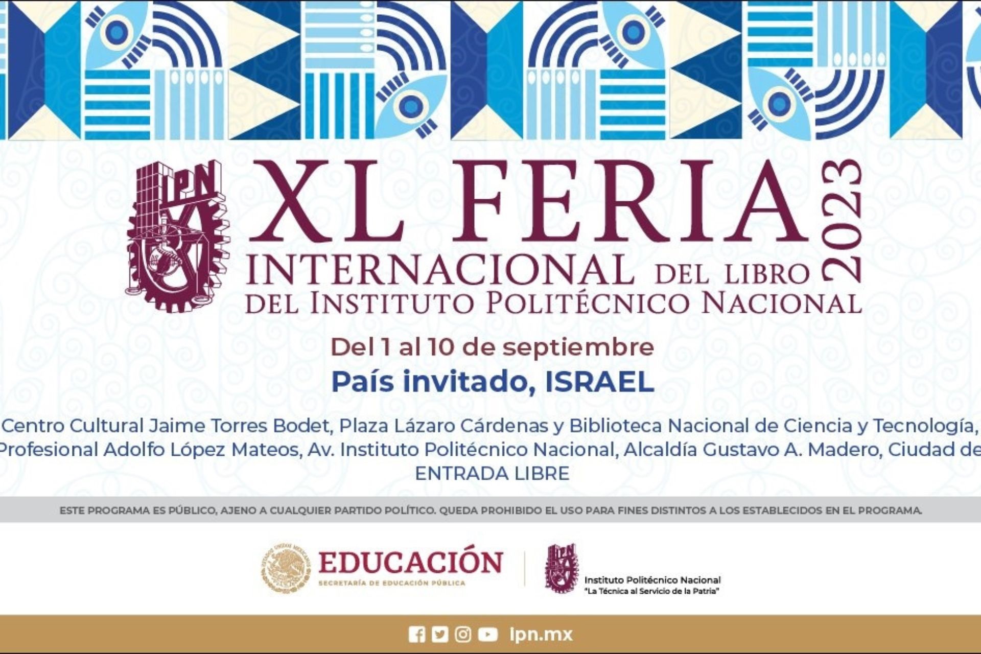 Feria del Libro del IPN: Israel, país invitado - Tribuna Israelita